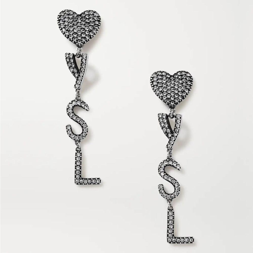 YSL HEART EARRINGS